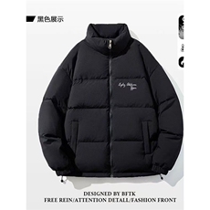 1506/Q8070/P62潮牌美式加厚高街棉服，男装棉衣，星座1506