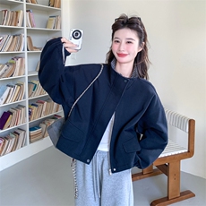 新款大货好数据格子撞色外套6822-P165控248，女装短外套，2C196