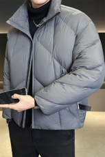 新标90绒冬季男士立领泡芙云朵羽绒服宽松保暖外套2728-P325，男装羽绒服，电商B328