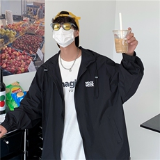 防晒衣男夏季薄款透气钓鱼冰丝皮肤衣休闲防晒服男夹克JK0856-P42，男装夹克，星座308B-1