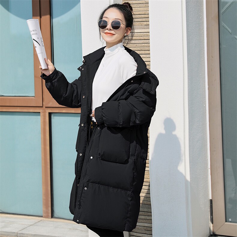 2024年冬季新款时尚潮流休闲洋气减龄长款羽绒服,女装羽绒服,超帛