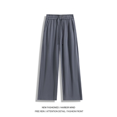 抖音品质夏季新款冰丝舒适凉感宽松休闲裤B315-K25787-特p30控58，男装休闲裤，电商B315