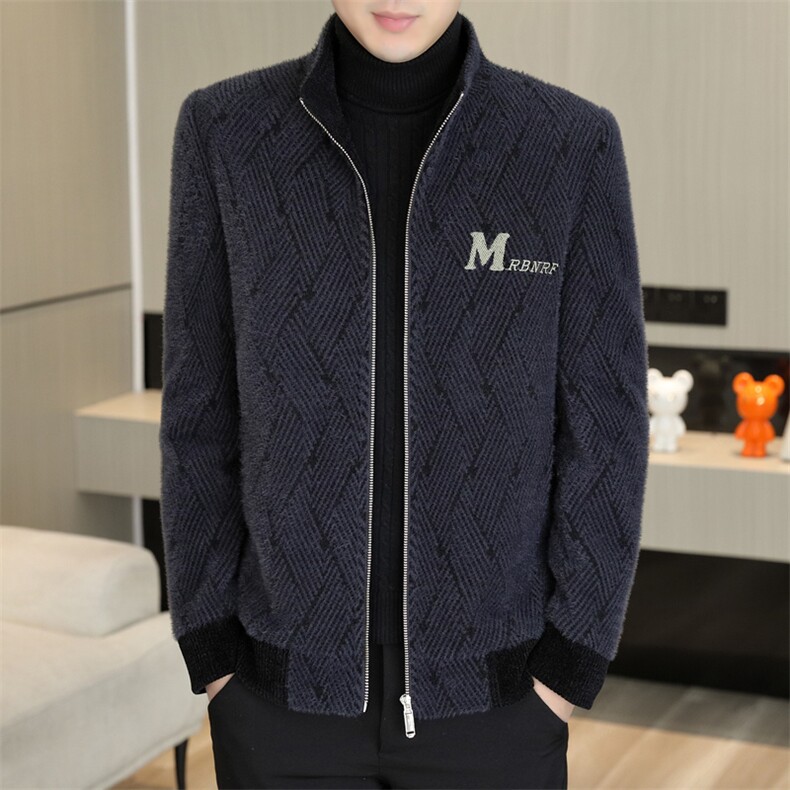 新款冬季男士立领修身短款潮流百搭毛呢大衣夹克外套D57P140控228，男装毛呢大衣，电商B226