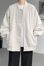 M-8XL春季棒球服外套男大码立领飞行员夹克潮牌休闲衣服JK001P65，男装夹克，电商B312