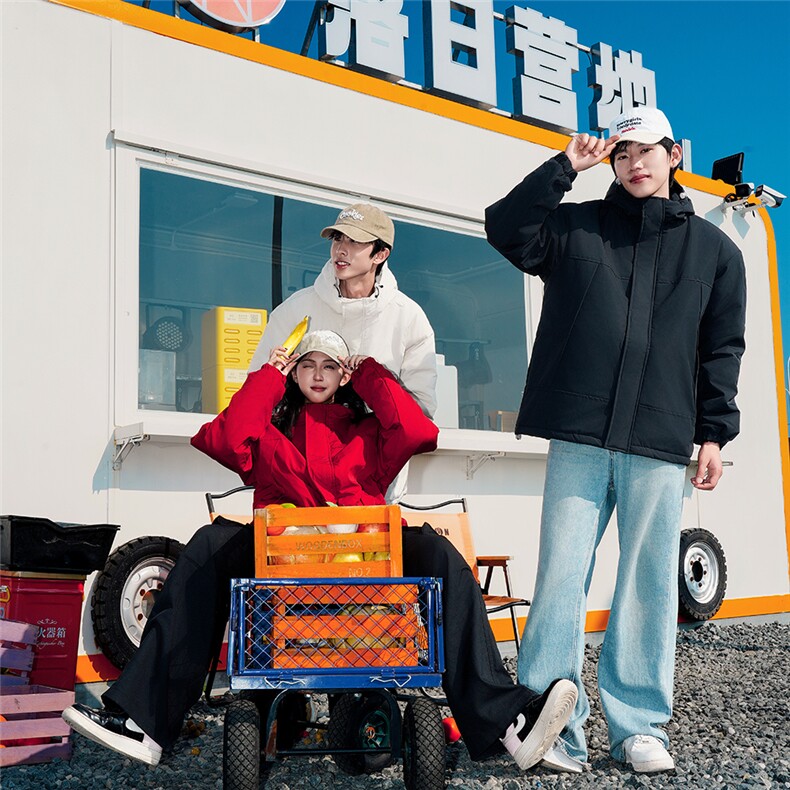 特批多模工装时尚保暖纯色连帽情侣棉服A247-MY380特批88,男装棉衣,电商A247