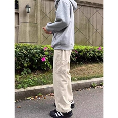 A780-P38美式vibe伐木裤男女高级感裤子直筒宽松休闲工装裤，男装工装外套，电商B323A