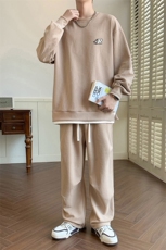 春季新款现货情侣套装男DSA157B-TZ5865-P80，男装休闲套装，电商A157B