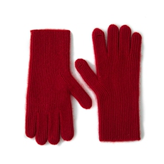 2025年新款百搭女士双股加厚保暖分指手套，手套，轩妮羊绒