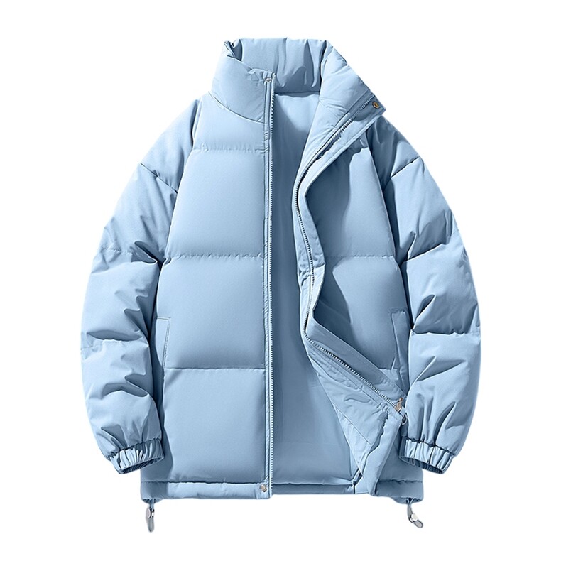 中性风秋冬新款棉衣外套纯色立领面包服保暖加厚A436-1266-P60,男装棉衣,电商A436