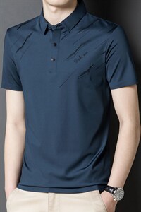 POLO衫男上衣半袖男装衣服男士体恤衫T恤潮牌休闲翻领爸爸短袖男图片