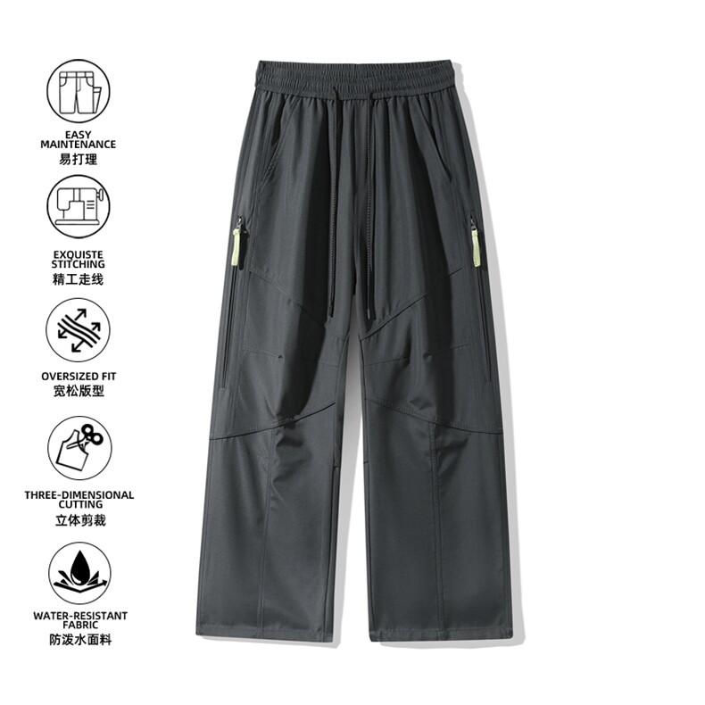 潮牌户外工装裤男2025秋季登山侧链运动休闲长裤Z6910-P45,男装工装外套,星座610（原A335）