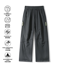潮牌户外工装裤男2025秋季登山侧链运动休闲长裤Z6910-P45，男装工装外套，星座610（原A335）