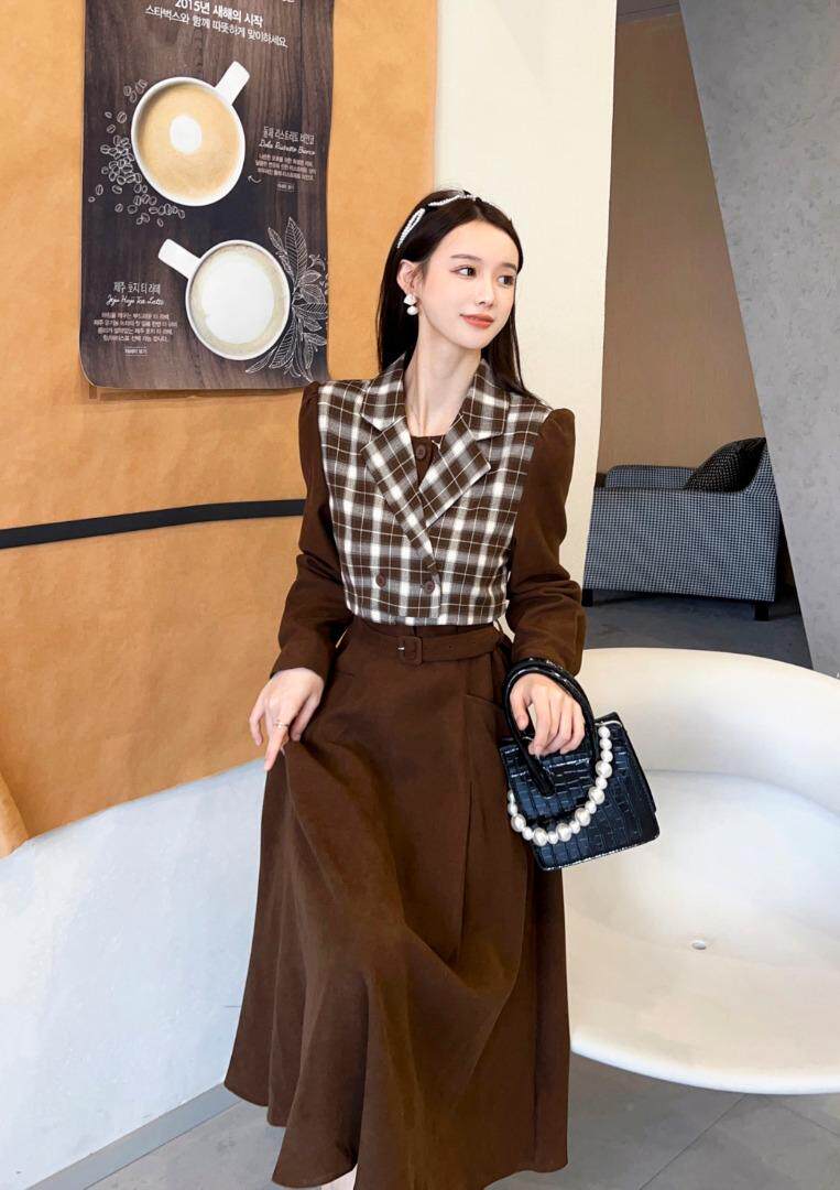 秋季时尚连衣裙，女装连衣裙，亿炫(5F)