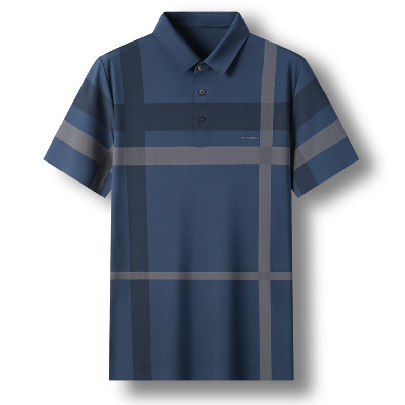 中年爸爸夏装新款短袖t恤保罗polo衫上衣服夏季薄款商务休闲男装,男装T恤,电商B212（原钱塘6029）