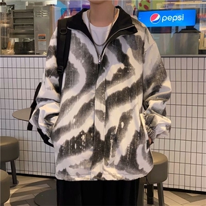 双面穿ins潮痞帅超火外套男春秋季hiphop高街上衣宽松欧美式工装图片