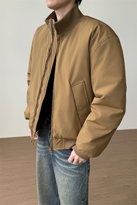 防水加棉加厚夹克教练飞行员短款外套棉衣男 5D1199-TP48不图片