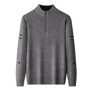 D66838钱塘2020-2中年男士冬季厚款商务休闲简约羊毛衫货稳P147图片
