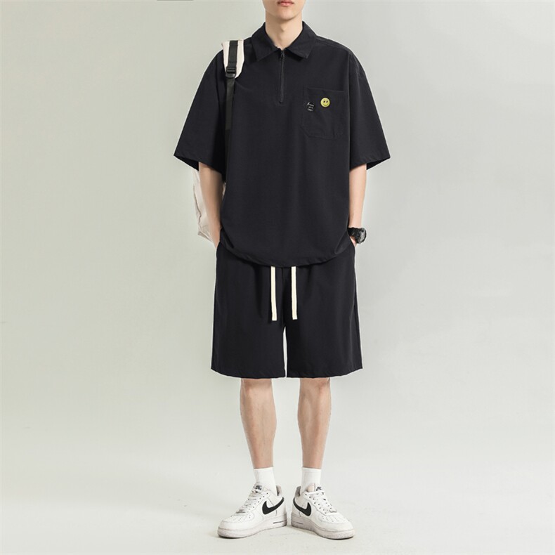 t恤夏季薄款2026新款青少年男生休闲运动套装TZ22-特批-70,男装休闲套装,星座718