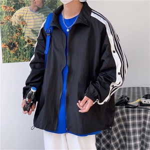 冰丝防晒衣男夏季港风拼色速干防晒服JK8507P40图片