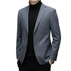 CK6888钱塘2020-2商务休闲百搭冬季厚款中年男士毛呢外套P350，男装毛呢大衣，钱塘207-2