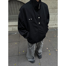 皮衣外套男穿搭美式复古休闲皮夹克短款机车服513AJK2675P70，男装夹克，星座513A