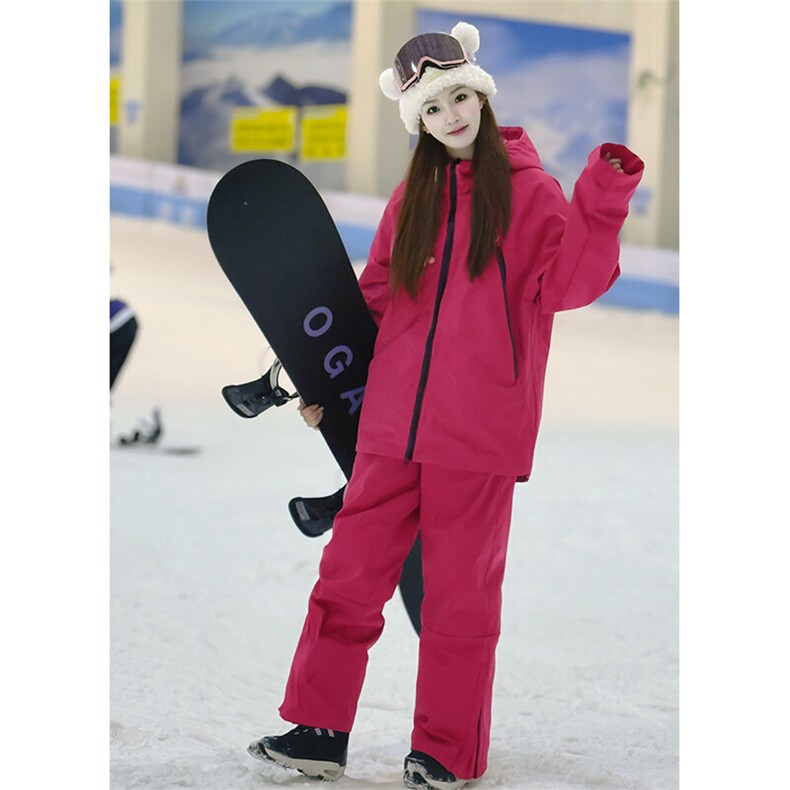 防水防风加厚滑雪服男女户外单板中性风套装HF93+K1002J加绒-P260，男装休闲套装，电商A001-1