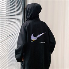 KS21259-P38连帽开衫卫衣男运动外套大码班服，男装卫衣，电商A040