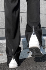 现货松紧腰冰丝修身拉链西裤休闲裤男K701-K702-K703-P45控68，男装休闲裤，星座205