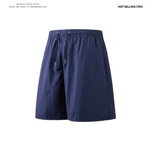 25夏季新款平铺白底短裤五分裤男女休闲彩色沙滩裤潮504-K02-P15图片