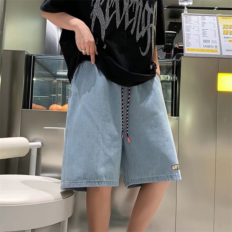 夏季薄款5分短裤男潮牌嘻哈宽松ins个性潮D1001P32,男装休闲裤,星座1116-2