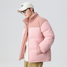 流行宽松型潮常规款新款保暖御寒加厚短款时尚情侣保暖外套上衣，男装棉衣，星座1013-1
