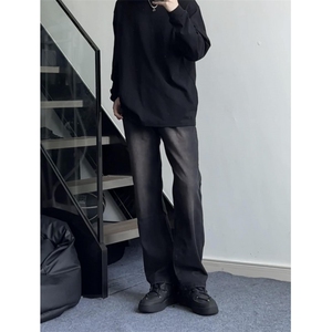 秋冬季美式高街牛仔裤男 百搭休闲裤G1233/P4568图片