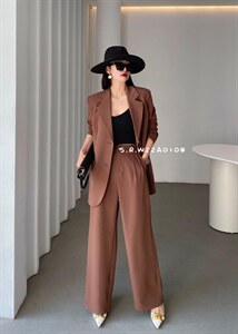 时尚阔腿西装套装,女装西装,斯瑞威