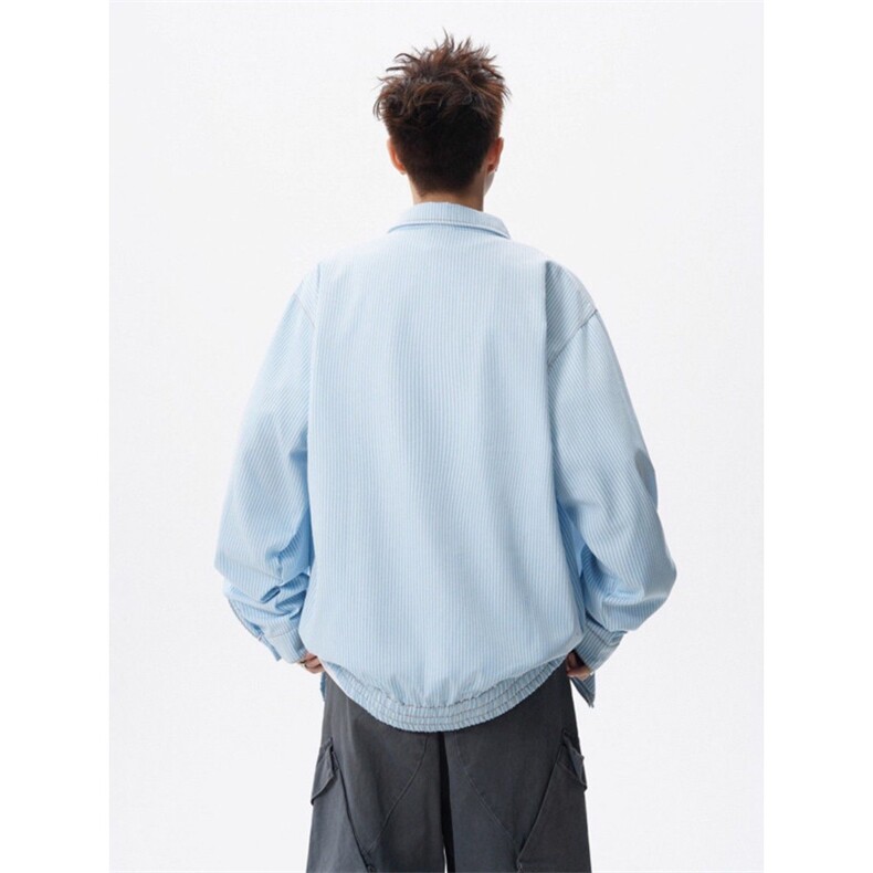 欧若风条纹休闲夹克男美式宽松外套vibe高街情侣外套TB06-P70网图,男装夹克,电商B245