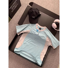 网图美式运动短袖男女夏季薄款户外速干t恤羽毛球骑行服特P33，男装T恤，电商C306-1