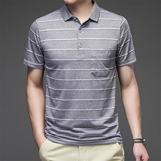 精品时尚短袖T恤上衣夏季男士休闲免烫半袖体恤POLO衫NX1601-P45，男装Polo衫，星座1105-3