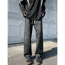 8XL-M休闲裤男复古做旧扎染卫裤特大码裤男裤脏脏裤K985P50控78，男装休闲裤，电商D206-1