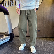 B340K610P6898店主风小伙风痞帅新款潮流棉质休闲裤，男装休闲裤，电商B340