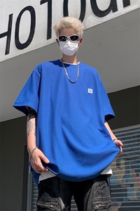 8XL-M 重磅！特大码T潮牌上衣男中性华夫格短袖T恤DX304P25控39图片