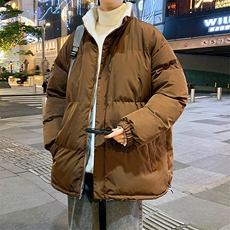 2024秋冬季外套双面穿情侣休闲羽绒棉服羊羔绒加厚男女棉衣P80，男装棉衣，星座217-4