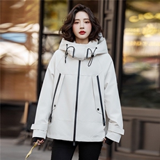 高端鹅绒女两件套2025冬季新款连帽保暖加厚派克服(内含报告），女装羽绒服，靓衣阁