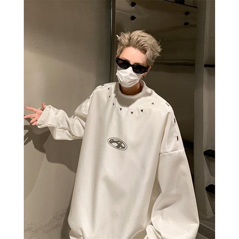 美式半高领长袖卫衣男2025秋季宽松休闲外套XZ514-2-24228-P78,女装短外套,星座514-2(原B239)