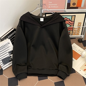 卫衣男款连帽春秋季拼接设计感小众宽松休闲外套WY0131-P43图片