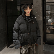 405A美式高街个性金属设计印花满天星棉服MY24912-特批85控158，男装棉衣，星座405A