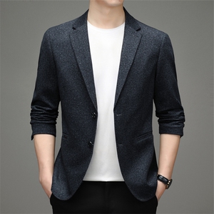 21新款男装商务休闲西服纯色单西外套男上衣宽松外套HBDH906-P165图片