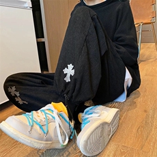 男青春流行宽松运动裤潮休闲长裤E49P33，男装休闲裤，星座1116-2