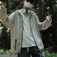 Wt123-P35山系冰丝褶皱防晒服，男装夹克，星座1501-1