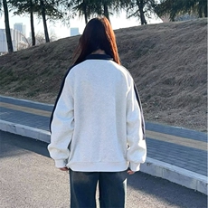 抖音得物高品质美式高街重磅结构织带拼接撞色立领卫衣外套CM41，女装短外套，电商A486-1