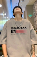 量大优供视频230g重磅纯棉短袖T恤男NT185-特P19控38，男装T恤，电商B367