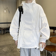 FS2307-P55控78夏季港风情侣防晒服外套薄款防晒衣，男装防晒衣，电商A036A
